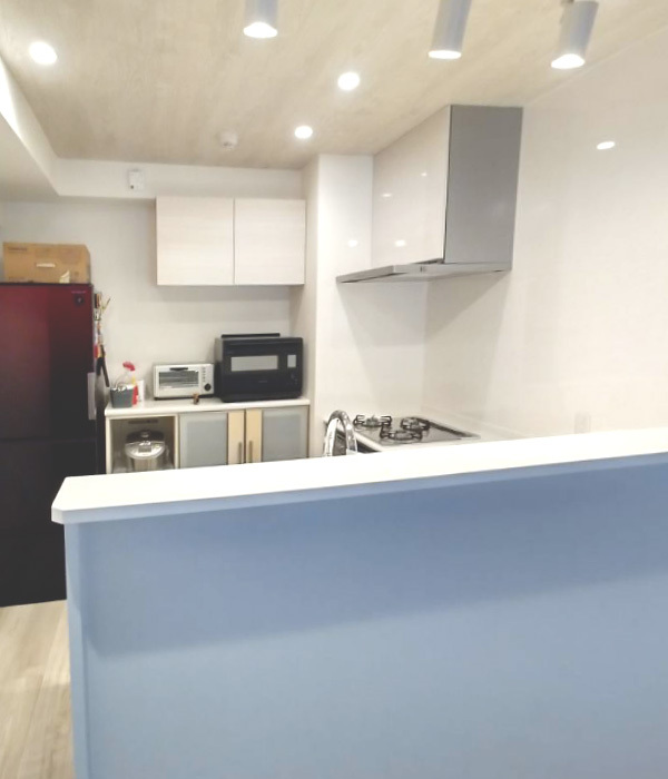 S様邸　L型キッチン